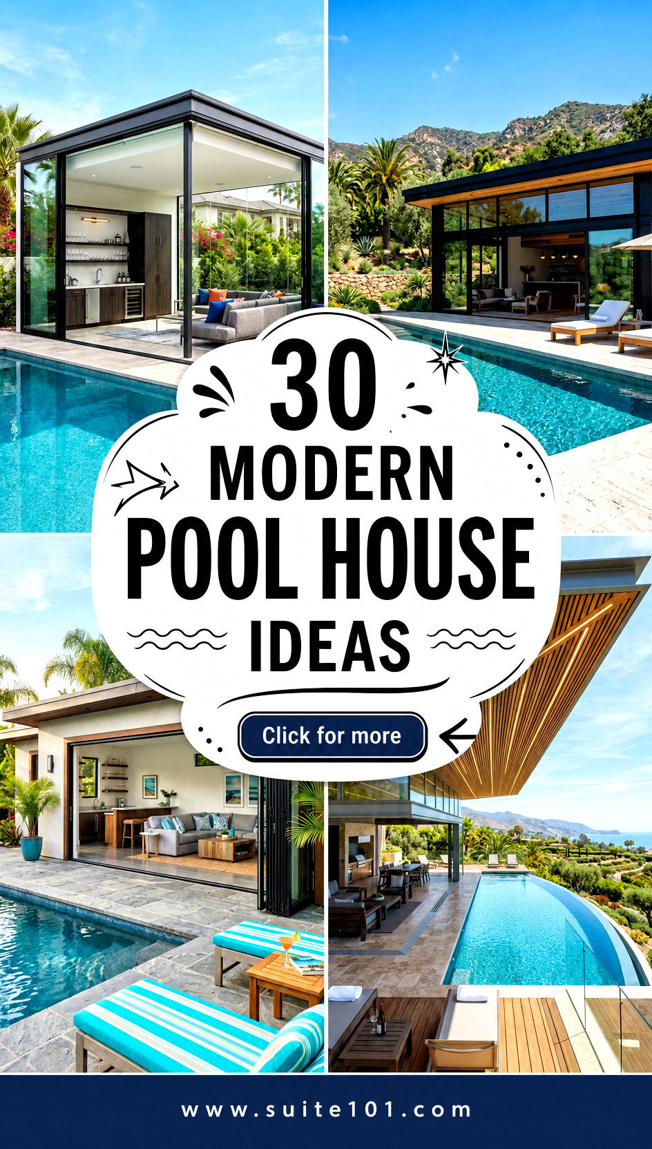 30 modern pool house ideas Guest-Ready Comfort With Modern Style - 30 modern pool house ideas: Guest-Ready Comfort With Modern Style