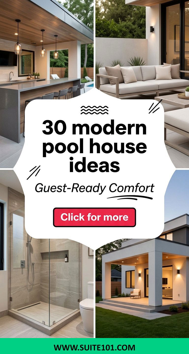30 modern pool house ideas Guest-Ready Comfort With Modern Style - 30 modern pool house ideas: Guest-Ready Comfort With Modern Style