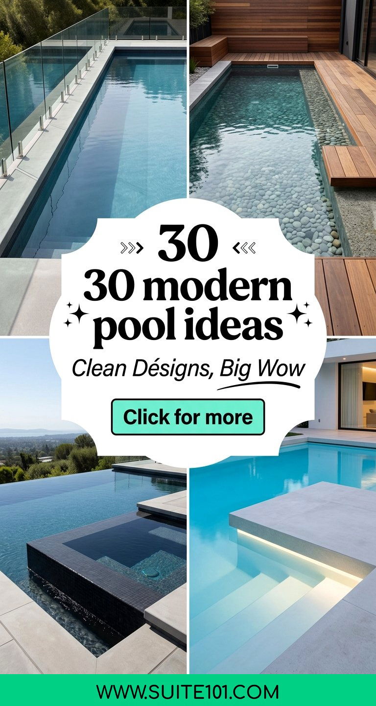 30 modern pool ideas Clean Designs for Ultimate Backyard Wow - 30 modern pool ideas: Clean Designs for Ultimate Backyard Wow