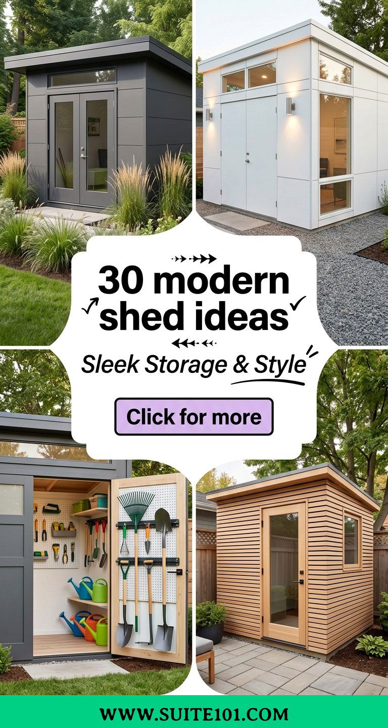 30 modern shed ideas Sleek Storage and Style for Any Yard - 30 modern shed ideas: Sleek Storage and Style for Any Yard