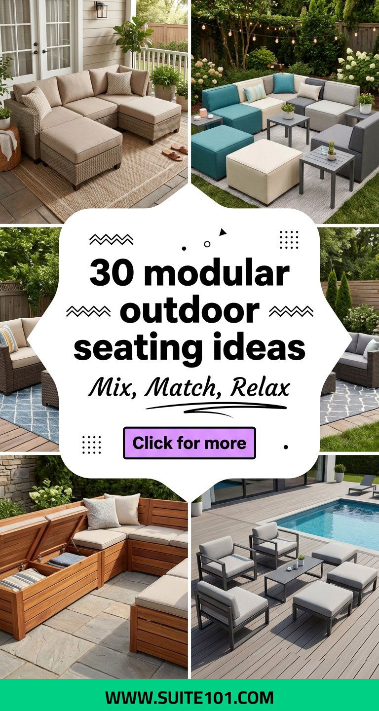 30 modular outdoor seating ideas Mix Match and Relax - 30 modular outdoor seating ideas: Mix, Match, and Relax