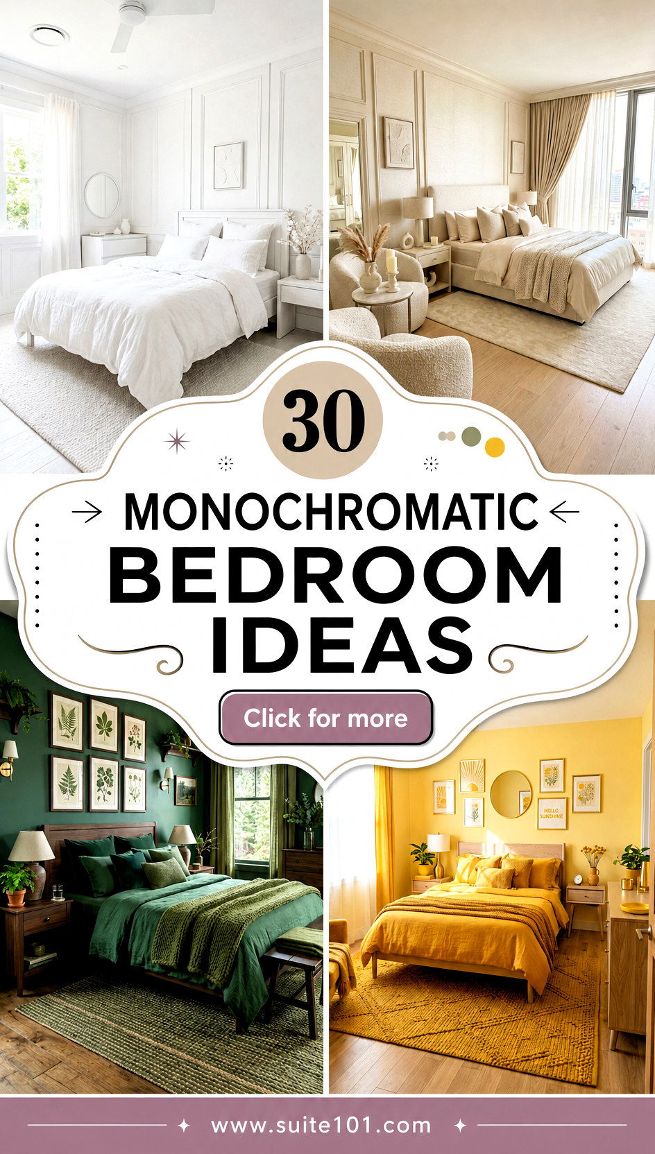 30 monochromatic bedroom ideas Create Calm Luxurious Contrast - 30 monochromatic bedroom ideas: Create Calm, Luxurious Contrast