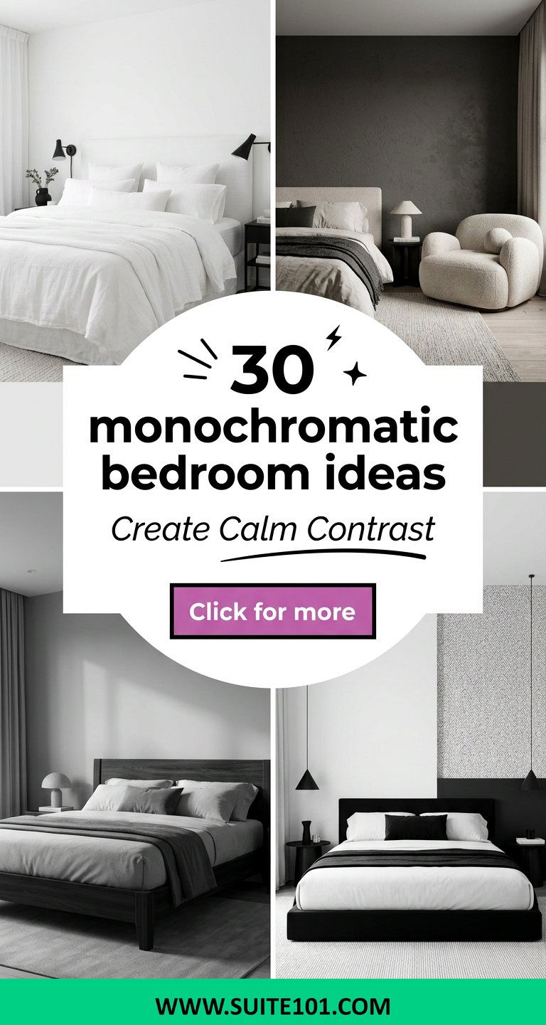 30 monochromatic bedroom ideas Create Calm Luxurious Contrast - 30 monochromatic bedroom ideas: Create Calm, Luxurious Contrast