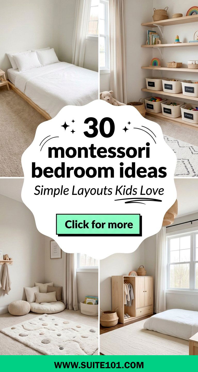 30 montessori bedroom ideas Simple Layouts Kids Love to Sleep - 30 montessori bedroom ideas: Simple Layouts Kids Love to Sleep