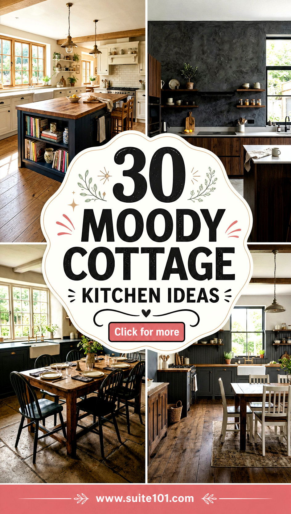 30 moody cottage kitchen ideas Cozy Up With Dark Warm Character - 30 moody cottage kitchen ideas: Cozy Up With Dark Warm Character