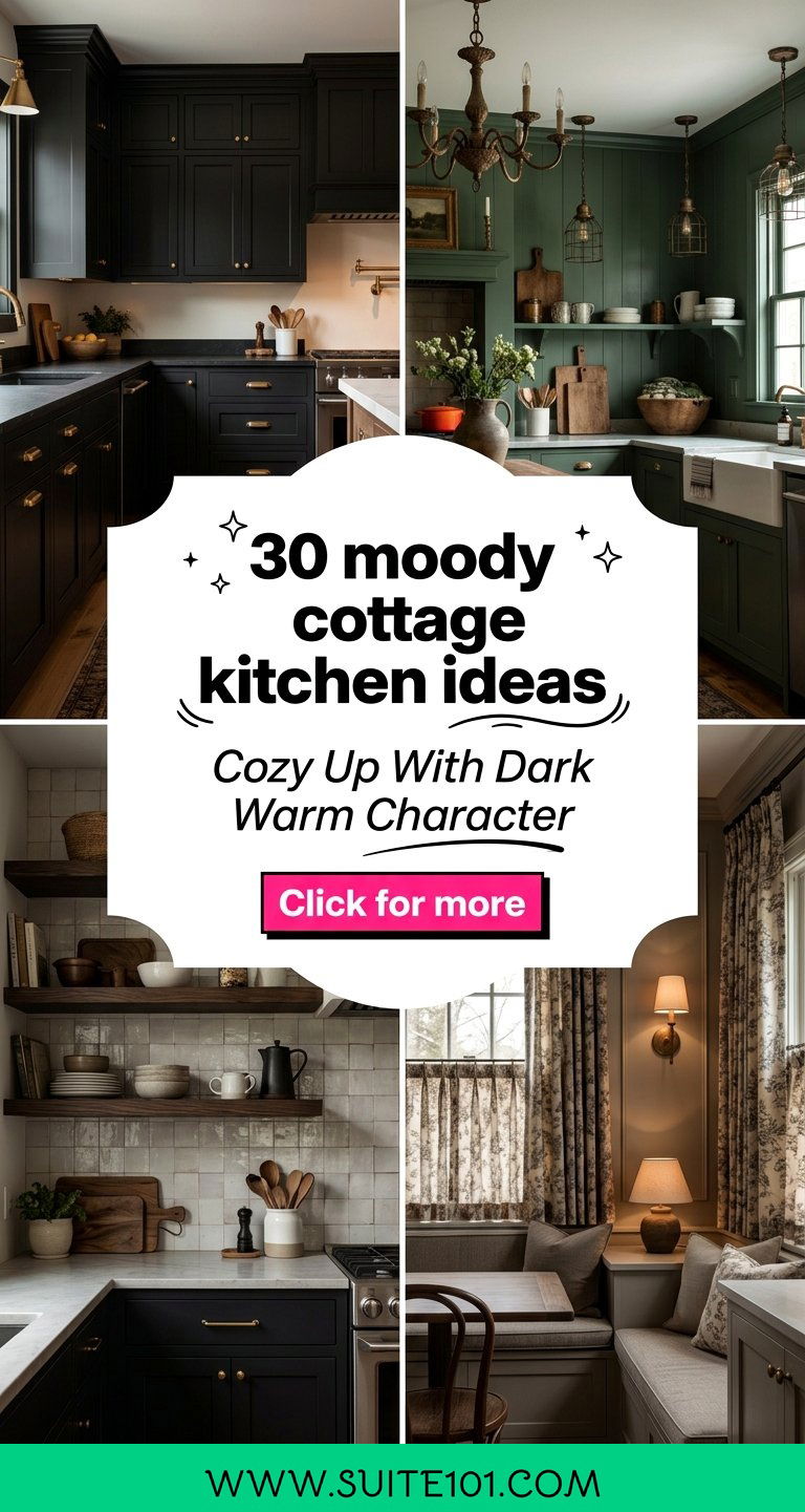30 moody cottage kitchen ideas Cozy Up With Dark Warm Character - 30 moody cottage kitchen ideas: Cozy Up With Dark Warm Character