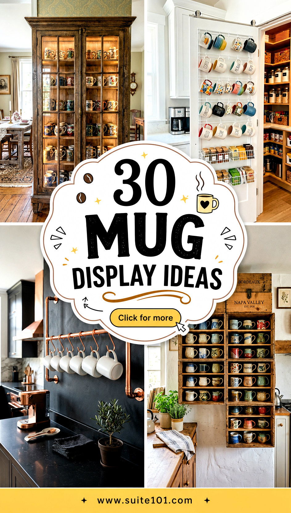 30 mug display ideas Creative Ways to Style Your Coffee Bar - 30 mug display ideas: Creative Ways to Style Your Coffee Bar