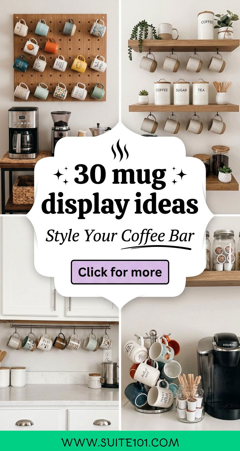 30 mug display ideas Creative Ways to Style Your Coffee Bar - 30 mug display ideas: Creative Ways to Style Your Coffee Bar