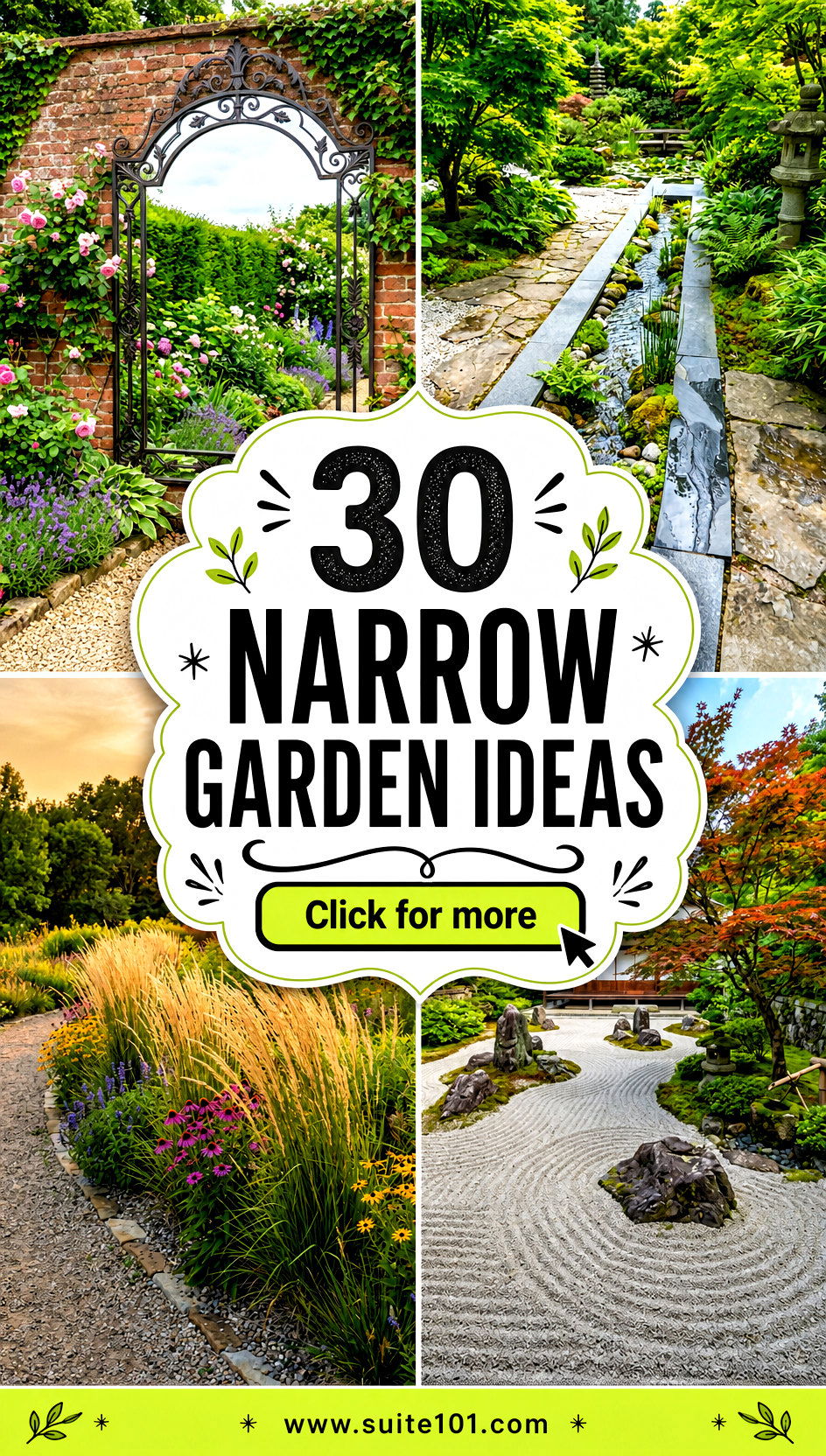 30 narrow garden ideas to Grow More in Small Outdoor Spaces - 30 narrow garden ideas to Grow More in Small Outdoor Spaces
