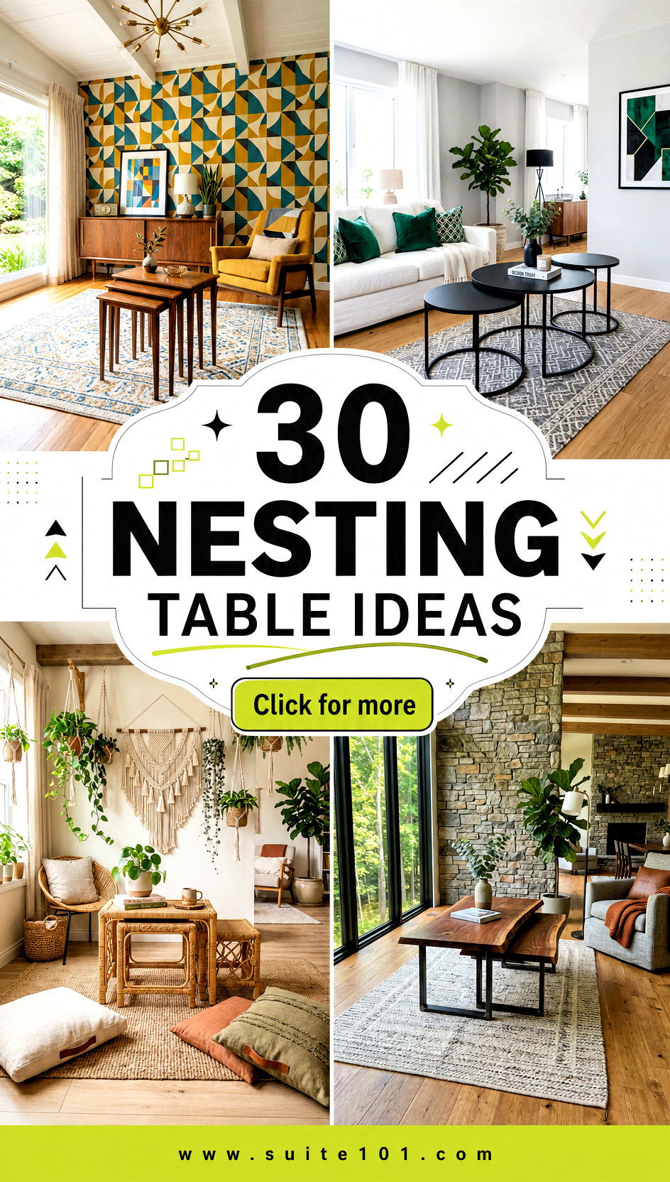 30 nesting table ideas to maximize space-no style sacrifice - 30 nesting table ideas to maximize space-no style sacrifice