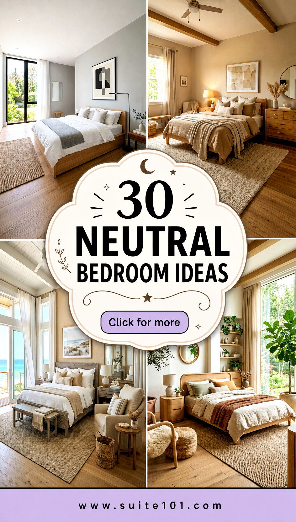 30 neutral bedroom ideas for calm cozy style-any budget - 30 neutral bedroom ideas for calm, cozy style-any budget