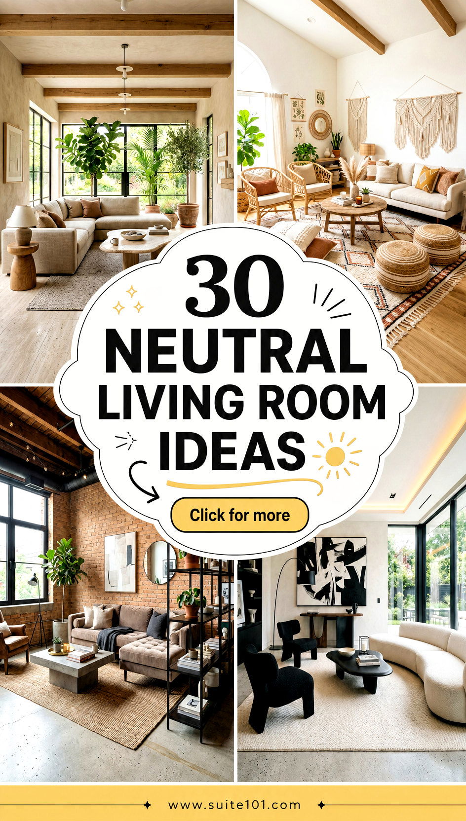 30 neutral living room ideas to refresh your space with warmth - 30 neutral living room ideas to refresh your space with warmth