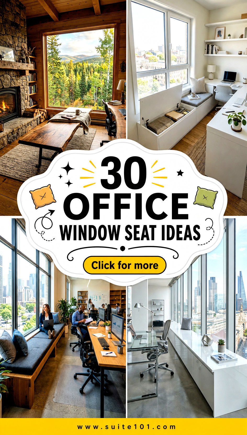 30 office window seat ideas Cozy Nooks to Work Read and Reset - 30 office window seat ideas: Cozy Nooks to Work, Read, and Reset