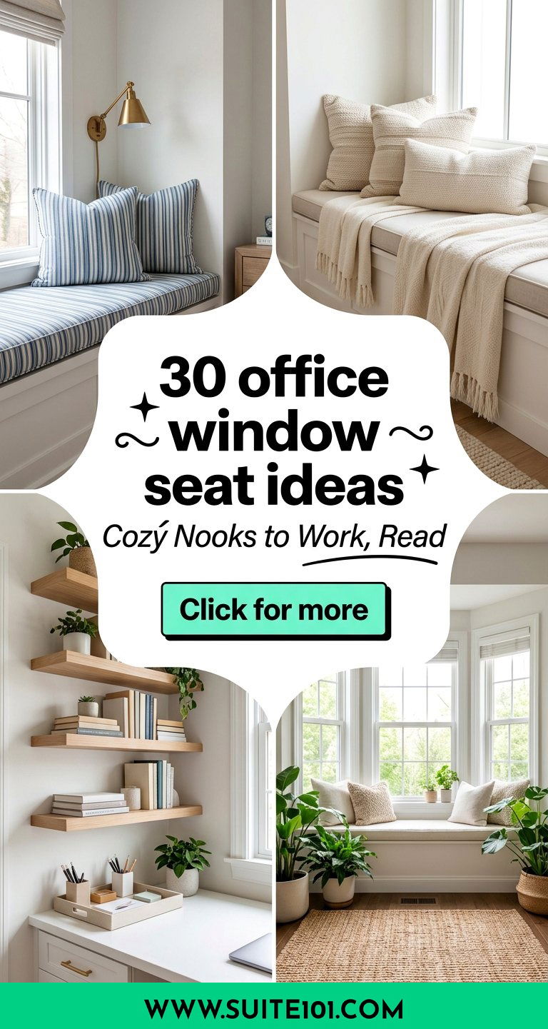 30 office window seat ideas Cozy Nooks to Work Read and Reset - 30 office window seat ideas: Cozy Nooks to Work, Read, and Reset