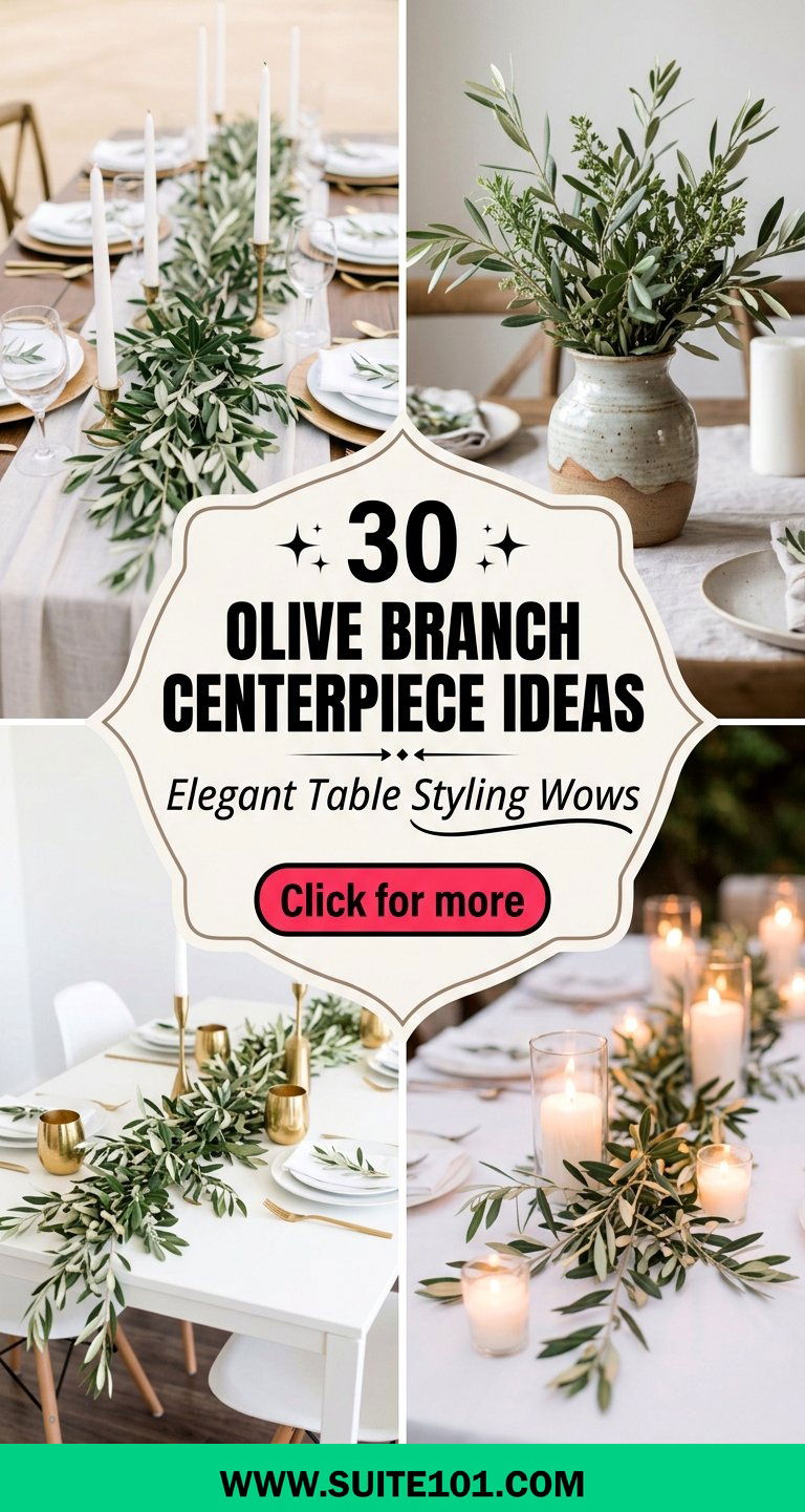 30 olive branch centerpiece ideas Elegant Table Styling Wows - 30 olive branch centerpiece ideas: Elegant Table Styling Wows