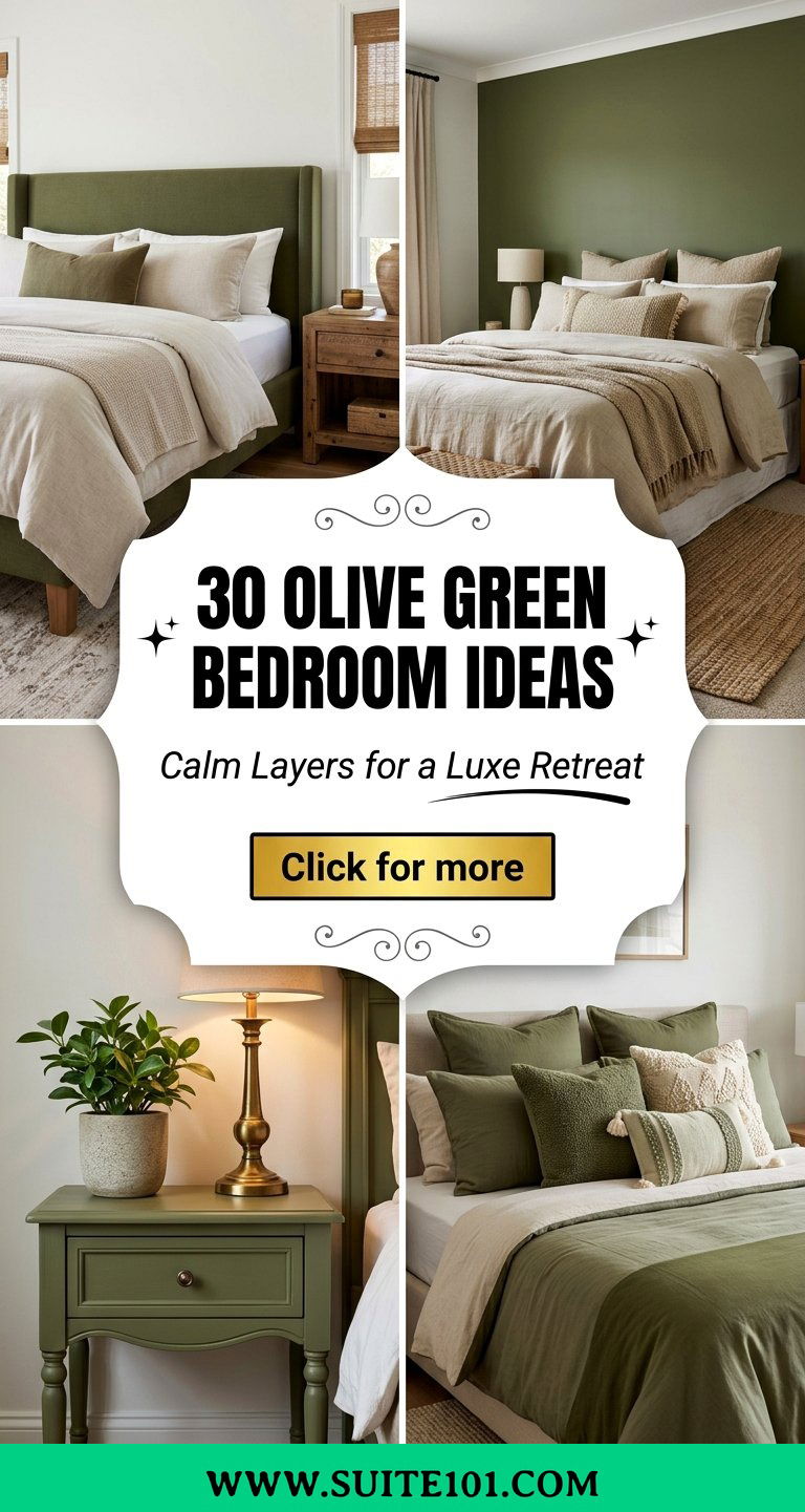 30 olive green bedroom ideas Calm Layers for a Luxe Retreat - 30 olive green bedroom ideas: Calm Layers for a Luxe Retreat