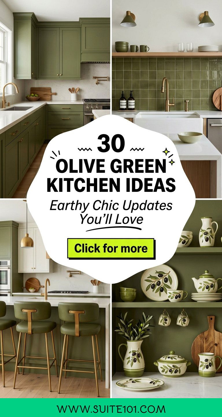 30 olive green kitchen ideas Earthy Chic Updates Youll Love - 30 olive green kitchen ideas: Earthy Chic Updates You'll Love