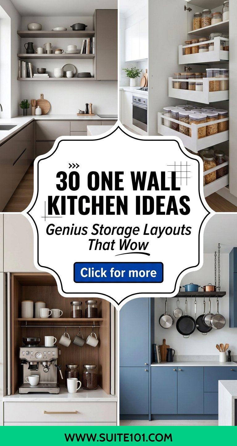 30 one wall kitchen ideas Genius Storage Layouts That Wow - 30 one wall kitchen ideas: Genius Storage Layouts That Wow