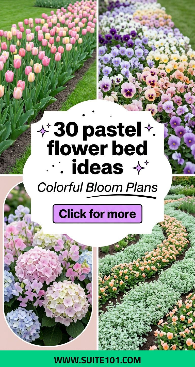 30 pastel flower bed ideas Colorful Bloom Plans for Spring - 30 pastel flower bed ideas: Colorful Bloom Plans for Spring