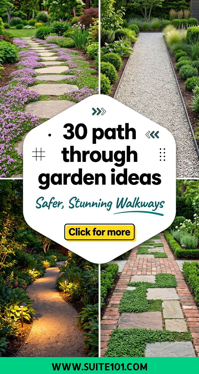 30 path through garden ideas for Safer Stunning Walkways - 30 path through garden ideas: for Safer, Stunning Walkways