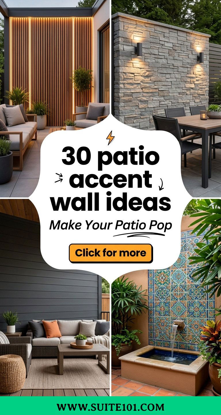 30 patio accent wall ideas That Makes Your Patio Pop Fast - 30 patio accent wall ideas: That Makes Your Patio Pop Fast