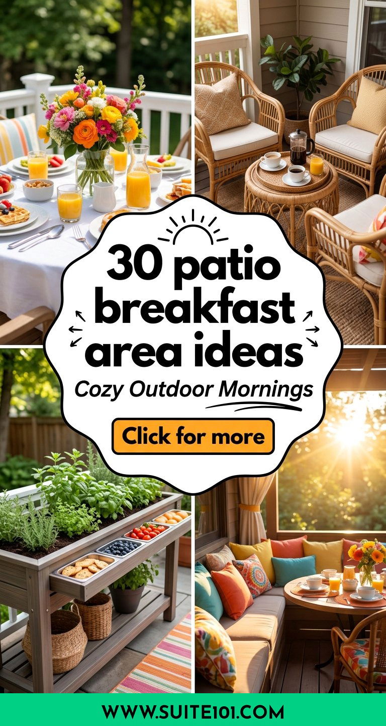 30 patio breakfast area ideas Designs for Cozy Outdoor Mornings - 30 patio breakfast area ideas: Designs for Cozy Outdoor Mornings