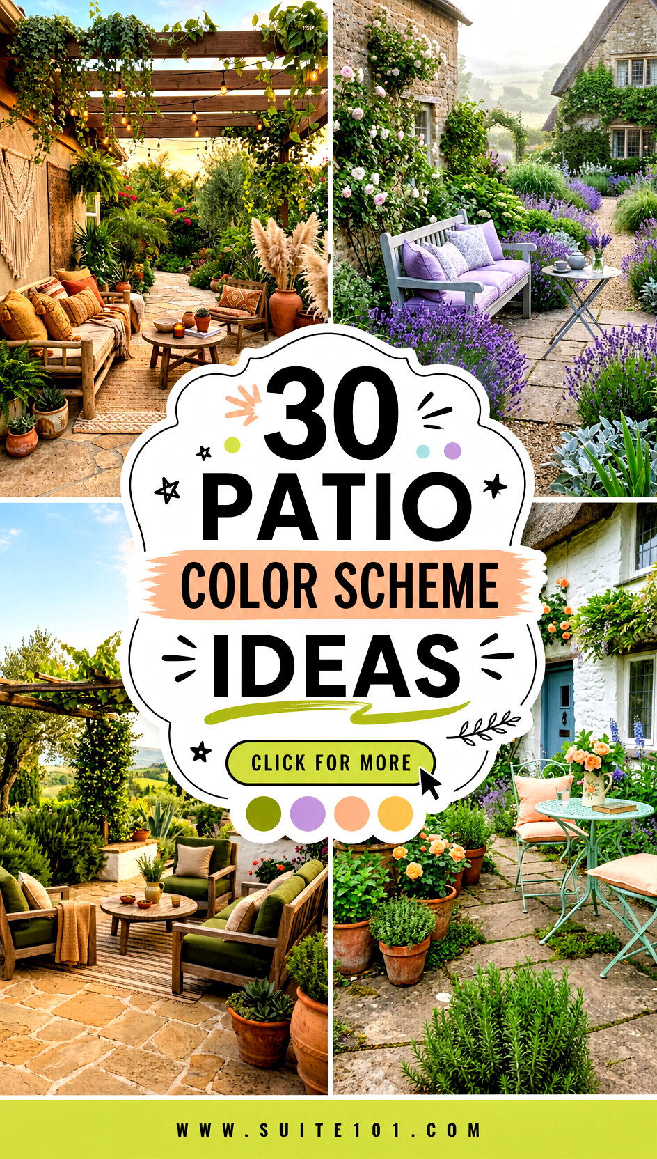 30 patio color scheme ideas That Look Stylish and Stay Bright - 30 patio color scheme ideas: That Look Stylish and Stay Bright