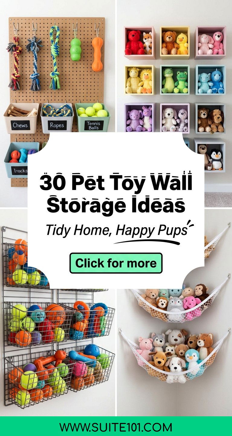 30 pet toy wall storage ideas for a Tidy Home and Happy Pups - 30 pet toy wall storage ideas for a Tidy Home and Happy Pups