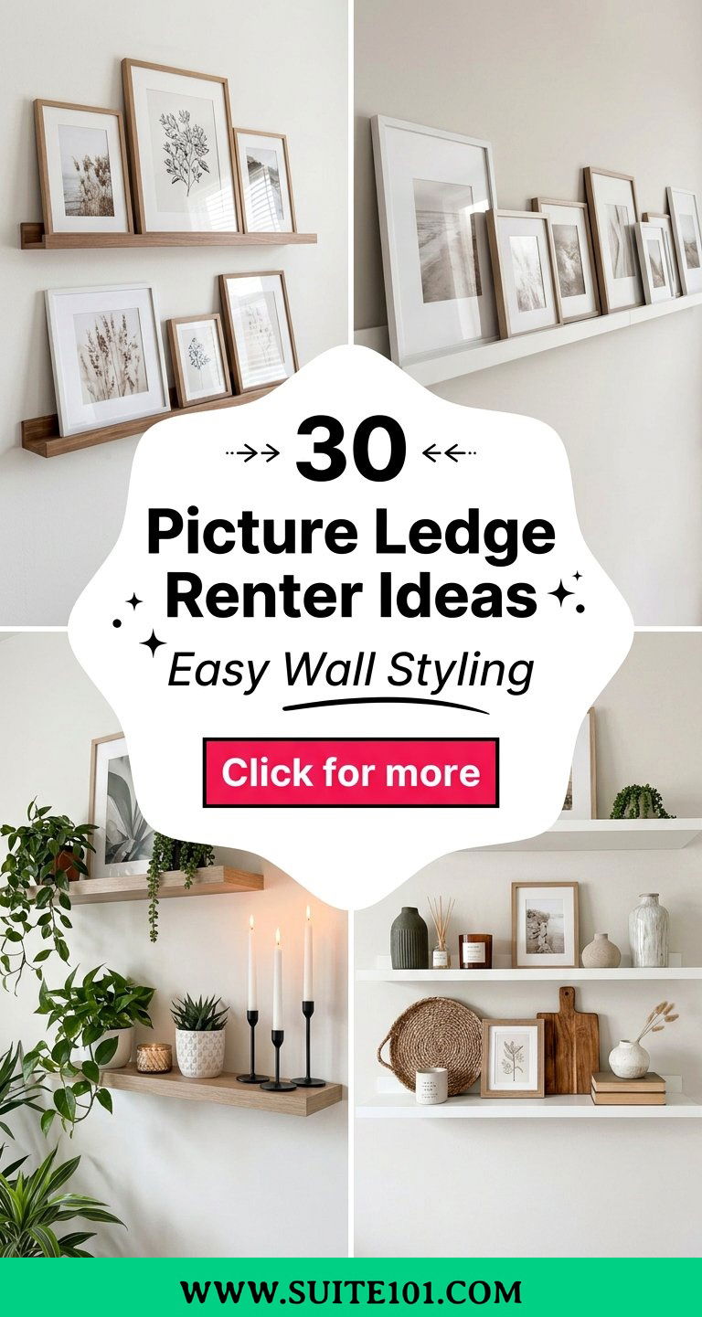 30 picture ledge renter ideas for Easy Wall Styling in Rentals - 30 picture ledge renter ideas for Easy Wall Styling in Rentals