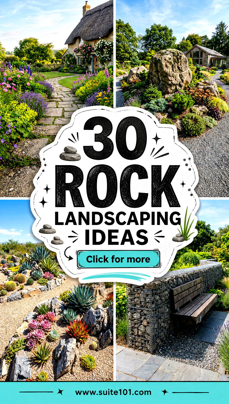 30 rock landscaping ideas for Bold Texture and Easy Yard Updates - 30 rock landscaping ideas for Bold Texture and Easy Yard Updates