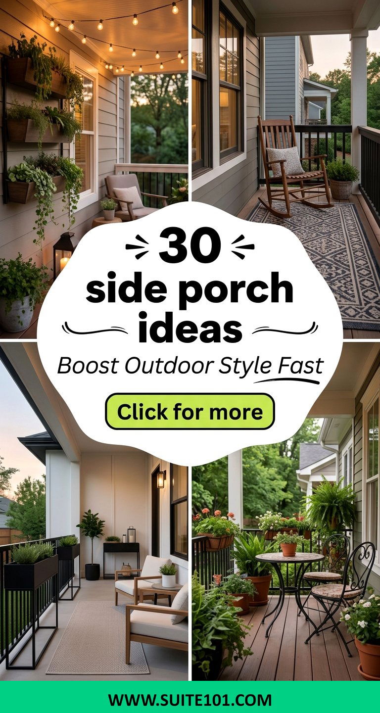 30 side porch ideas to Boost Outdoor Style Fast This Year - 30 side porch ideas to Boost Outdoor Style Fast, This Year