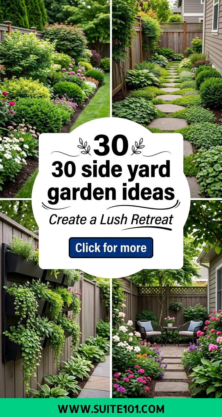 30 side yard garden ideas to Create a Lush Inviting Retreat - 30 side yard garden ideas to Create a Lush, Inviting Retreat