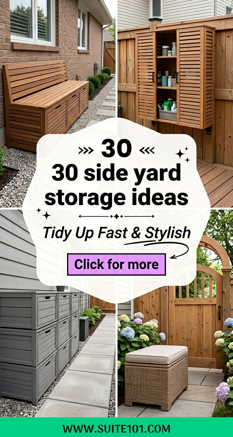 30 side yard storage ideas to Tidy Up With Style Fast Today - 30 side yard storage ideas to Tidy Up With Style Fast Today