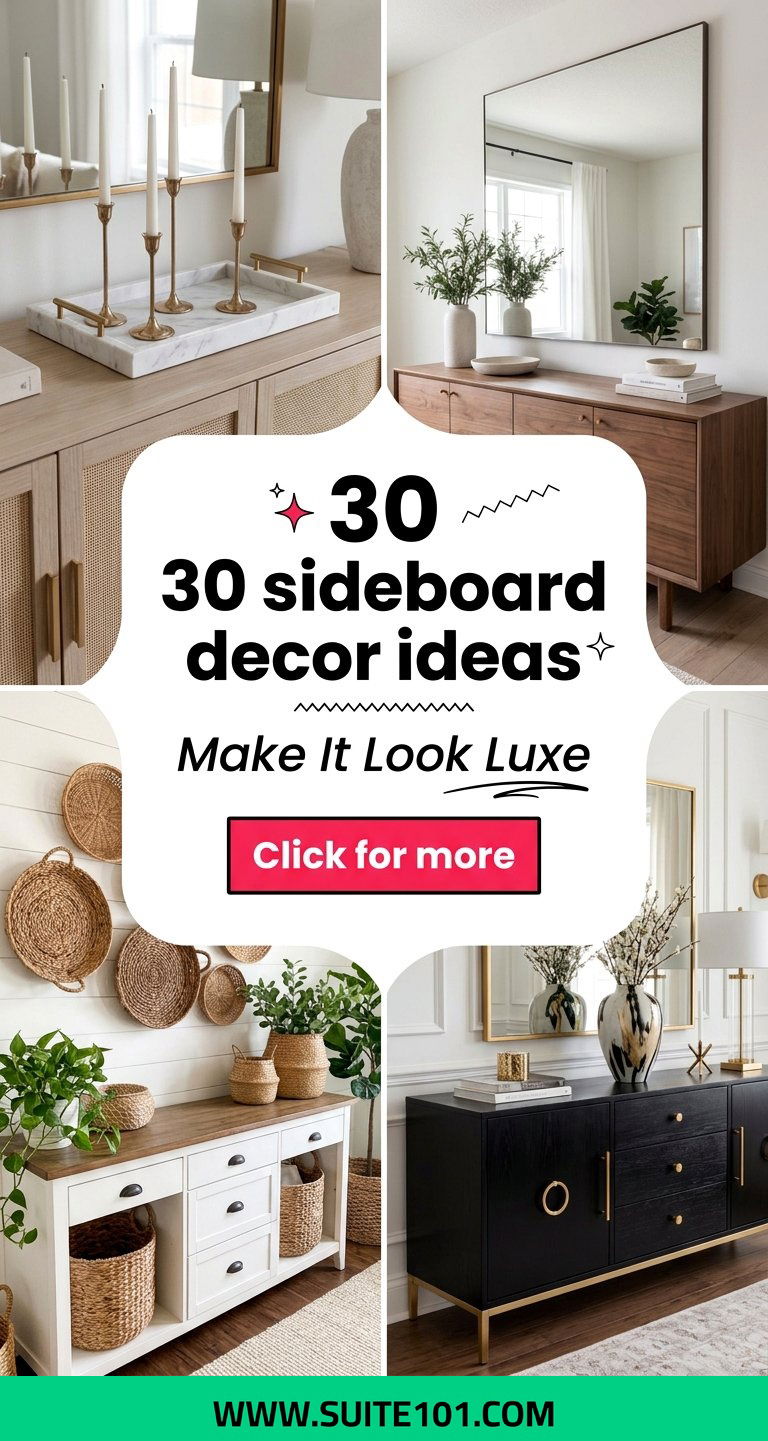 30 sideboard decor ideas to Make Your Dining Room Look Luxe - 30 sideboard decor ideas to Make Your Dining Room Look Luxe