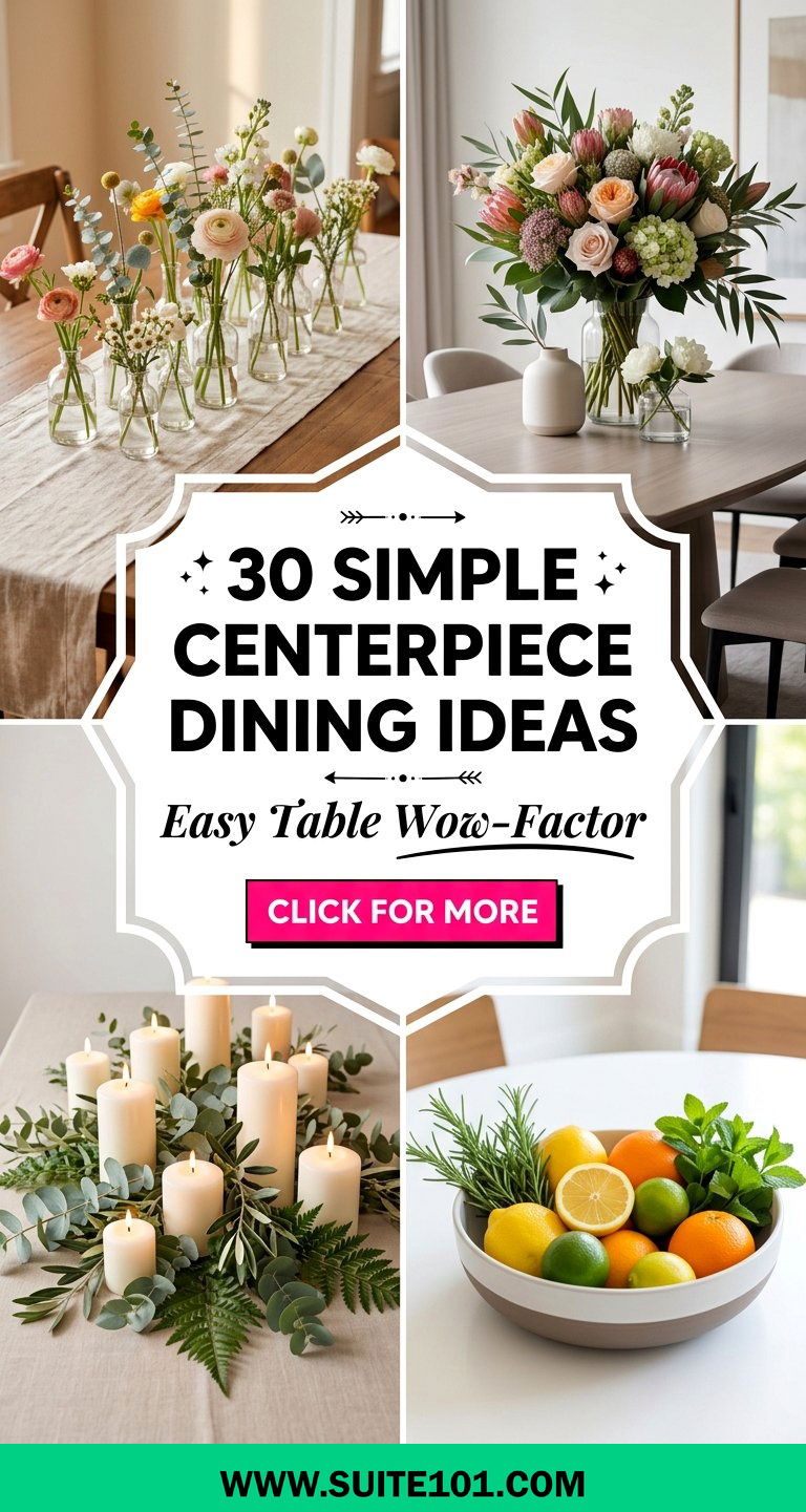 30 simple centerpiece dining ideas for Easy Table Wow-Factor - 30 simple centerpiece dining ideas for Easy Table Wow-Factor