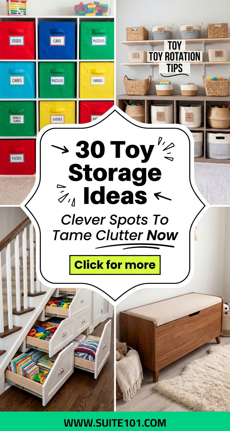 30 toy storage ideas Clever Spots To Tame Clutter Now - 30 toy storage ideas: Clever Spots To Tame Clutter Now