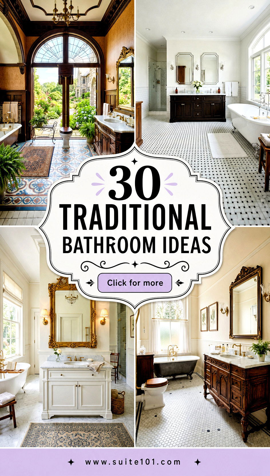 30 traditional bathroom ideas Timeless Makeovers Youll Love - 30 traditional bathroom ideas: Timeless Makeovers You'll Love