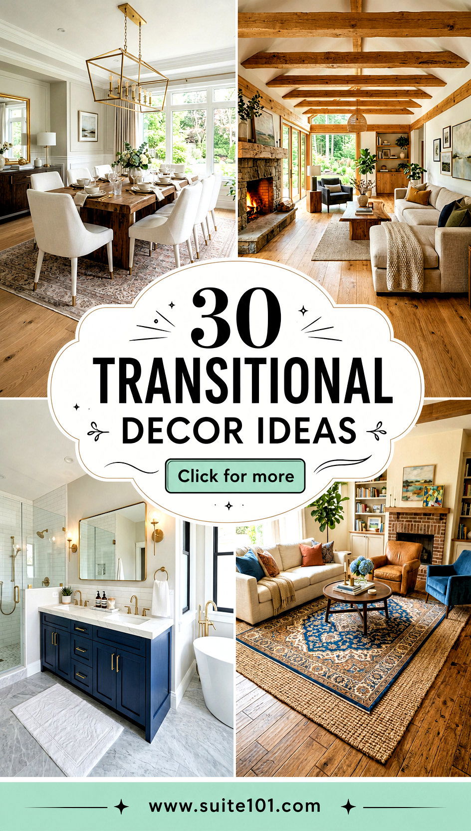 30 transitional decor ideas Balance Modern Comfort Charm - 30 transitional decor ideas: Balance Modern Comfort + Charm