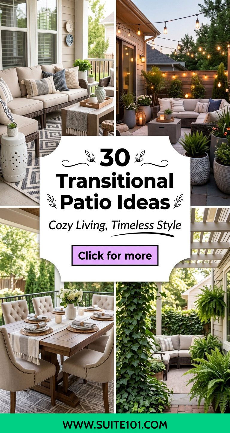 30 transitional patio ideas Cozy Living Timeless Style - 30 transitional patio ideas: Cozy Living, Timeless Style
