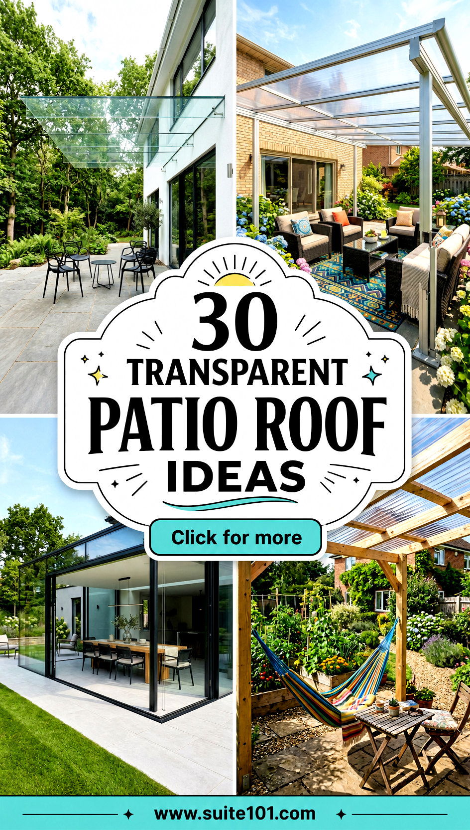30 transparent patio roof ideas Light Style and Protection - 30 transparent patio roof ideas: Light, Style, and Protection