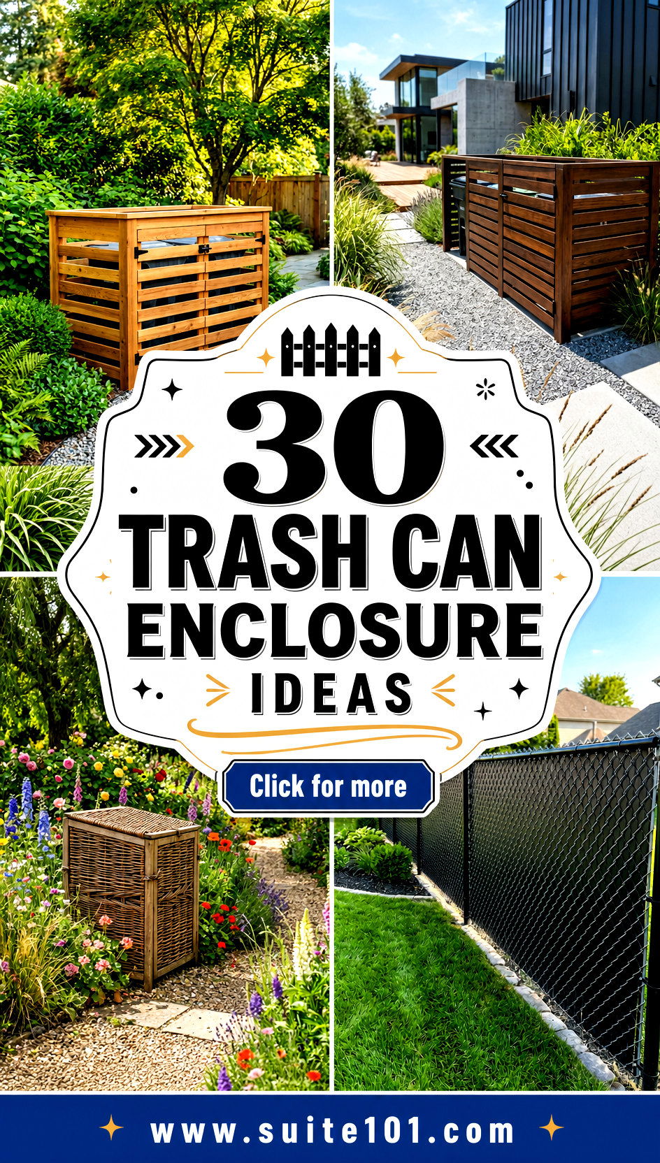 30 trash can enclosure ideas Hide Unsightly Bins in Any Yard - 30 trash can enclosure ideas: Hide Unsightly Bins in Any Yard
