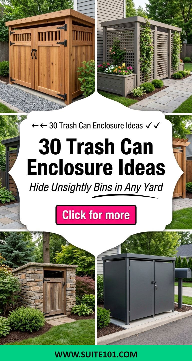 30 trash can enclosure ideas Hide Unsightly Bins in Any Yard - 30 trash can enclosure ideas: Hide Unsightly Bins in Any Yard