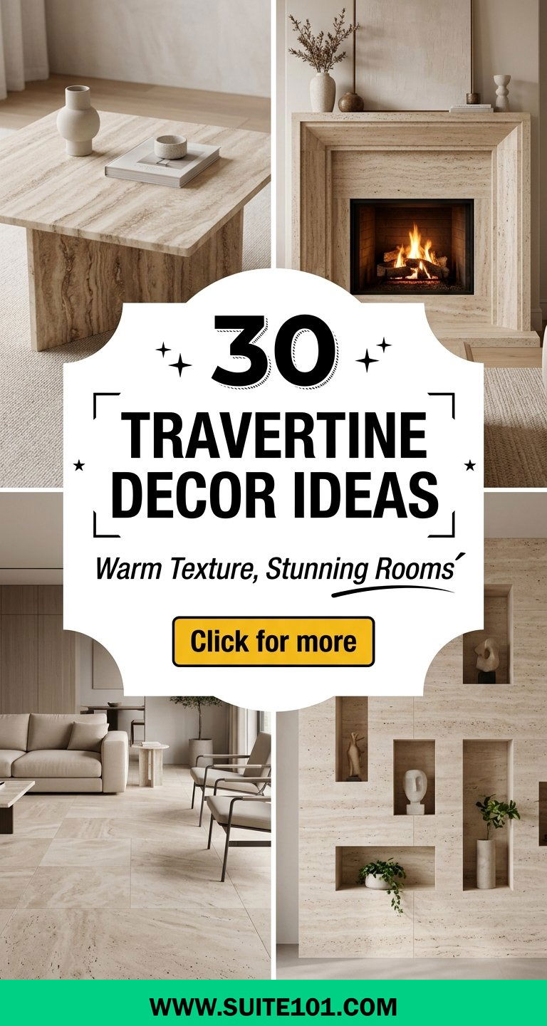 30 travertine decor ideas Warm Texture Stunning Rooms - 30 travertine decor ideas: Warm Texture, Stunning Rooms