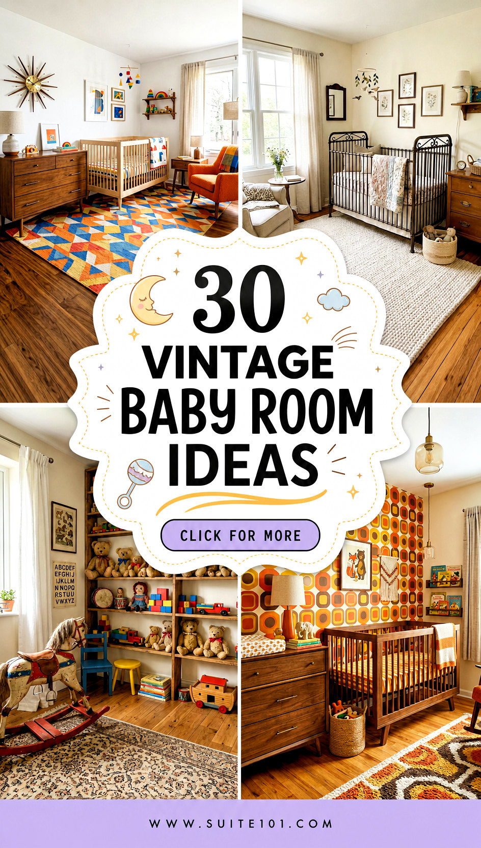 30 vintage baby room ideas For A Charming Nursery Makeover - 30 vintage baby room ideas For A Charming Nursery Makeover