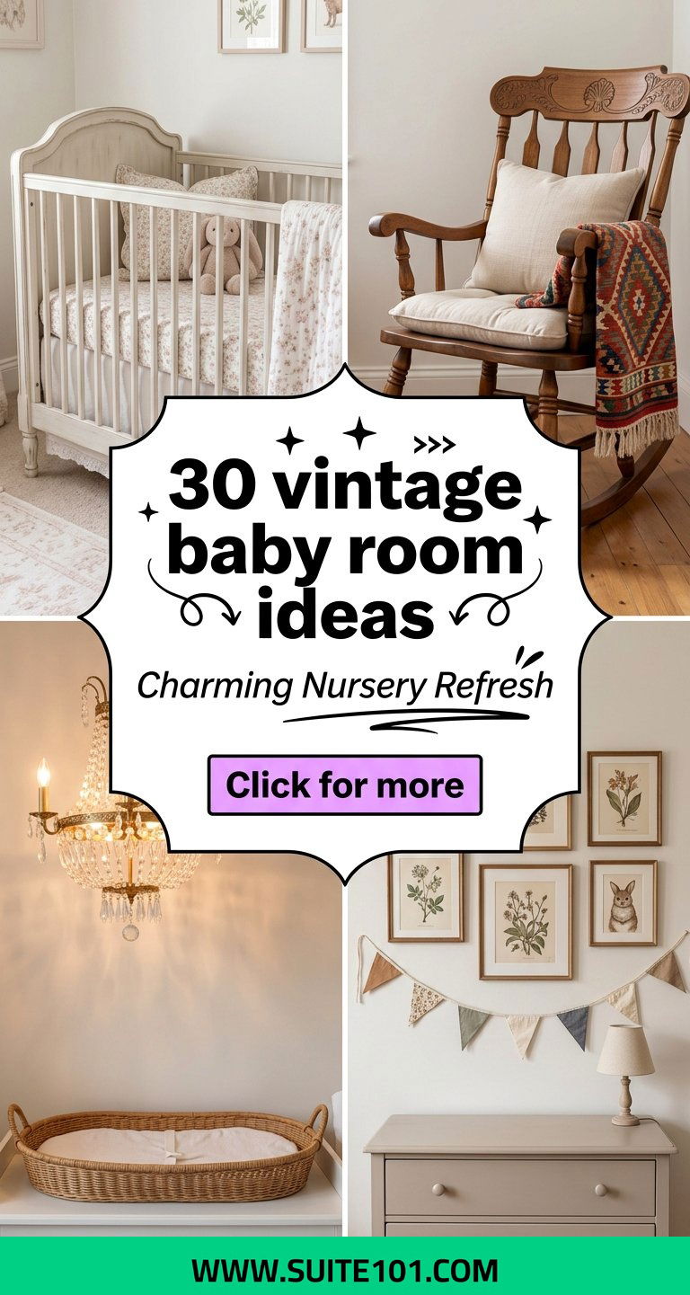 30 vintage baby room ideas For A Charming Nursery Makeover - 30 vintage baby room ideas For A Charming Nursery Makeover