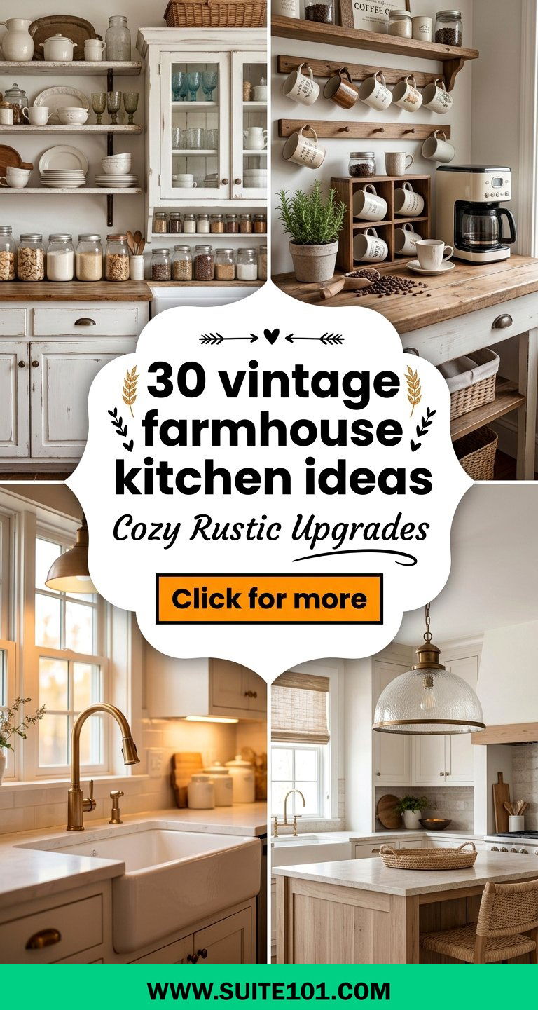 30 vintage farmhouse kitchen ideas For Cozy Rustic Upgrades - 30 vintage farmhouse kitchen ideas For Cozy Rustic Upgrades