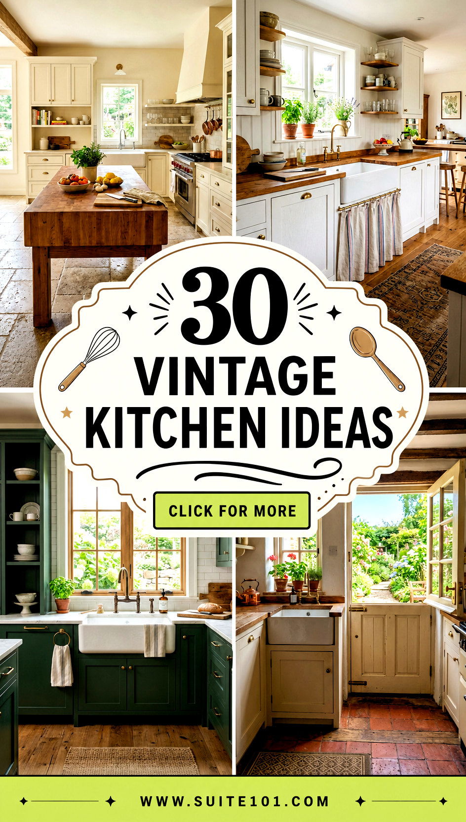 30 vintage kitchen ideas to Create Your Dream Cooking Space - 30 vintage kitchen ideas to Create Your Dream Cooking Space