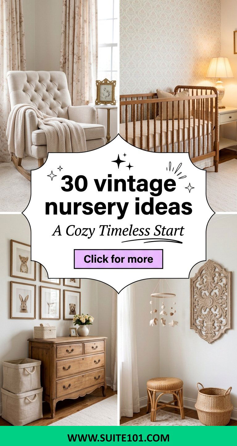 30 vintage nursery ideas For a Cozy Timeless Start for Baby - 30 vintage nursery ideas For a Cozy, Timeless Start for Baby