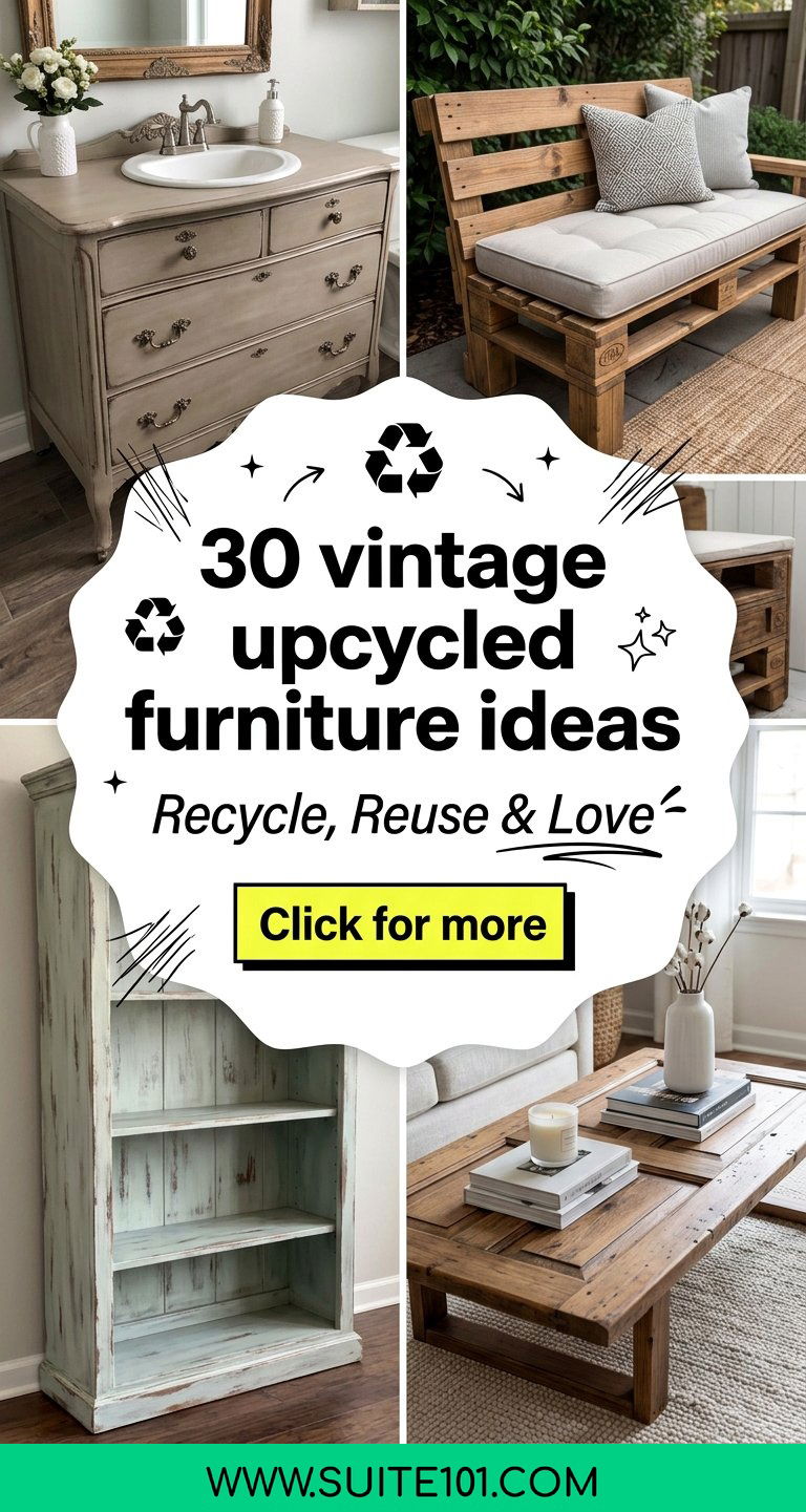 30 vintage upcycled furniture ideas to Recycle Reuse and Love - 30 vintage upcycled furniture ideas to Recycle, Reuse, and Love