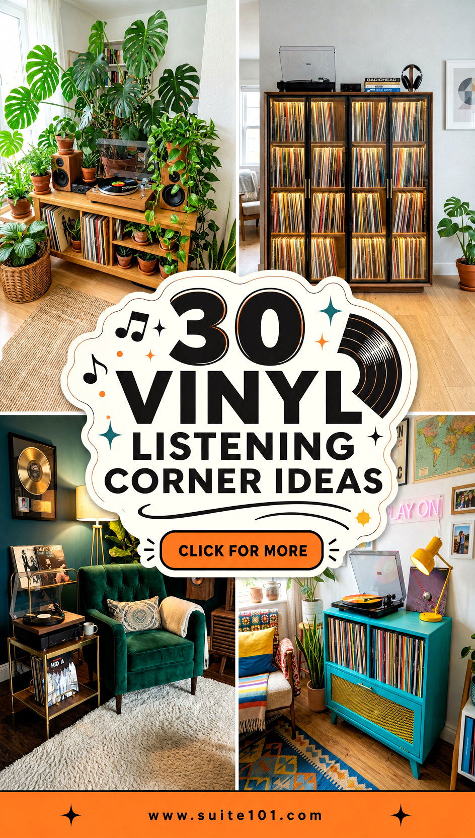 30 vinyl listening corner ideas to Elevate Your Music Nights - 30 vinyl listening corner ideas to Elevate Your Music Nights